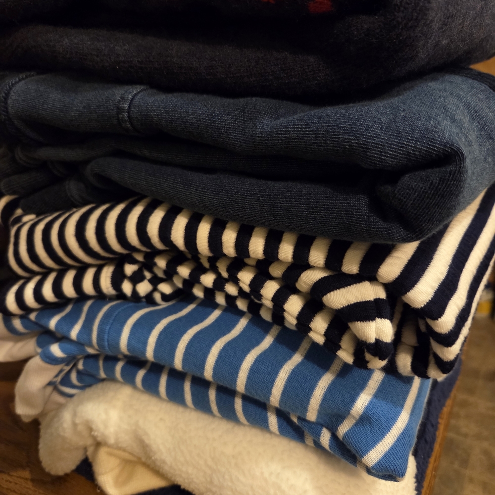 Vineyard Vines Navy and White Striped Jacket